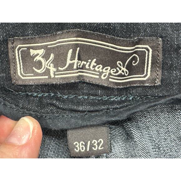 34 Heritage Men's Charisma Comfort-Rise Classic Denim Jeans - 36x32 (35x31.5) - Picture 4 of 7